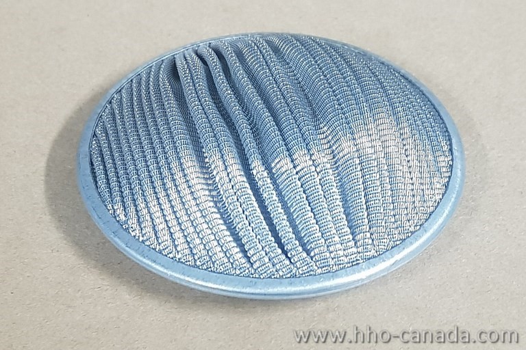 Crépine plate