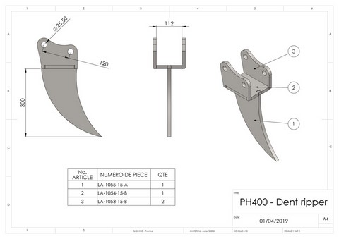 Dent ripper PH400